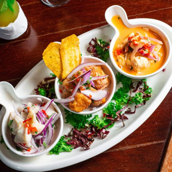 CEVICHE TRÍO DE MERO