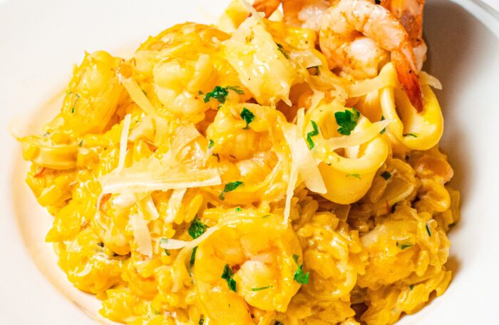 ARROZ CREMOSO CON MARISCOS